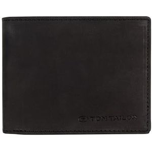 Tom Tailor Ron Portemonnee RFID Leer 12 cm black