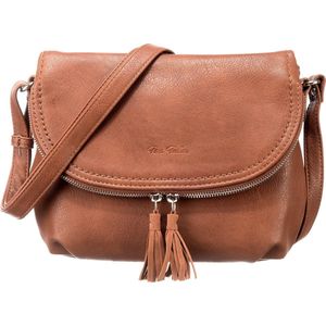 Tom Tailor schoudertas - Crossbodytas Camel bruin