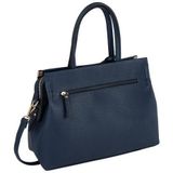 Gabor bags Gela Shopper schoudertas voor dames, ritssluiting, middelgroot, Donkerblauw, 35 x 13,5 x 24 (LxBxH)