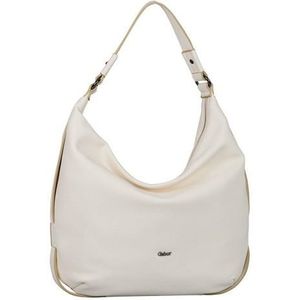 Gabor bags Malu Hobo Bag Schoudertas voor dames, middelgroot, off-white, 29x13x26