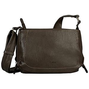 Gabor Dames Kara Cross Bag M, Dark Taupe