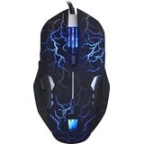 WASDkeys - M200 - Zwarte RGB Bedrade Laser Gamingmuis