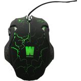 WASDkeys - M200 - Zwarte RGB Bedrade Laser Gamingmuis