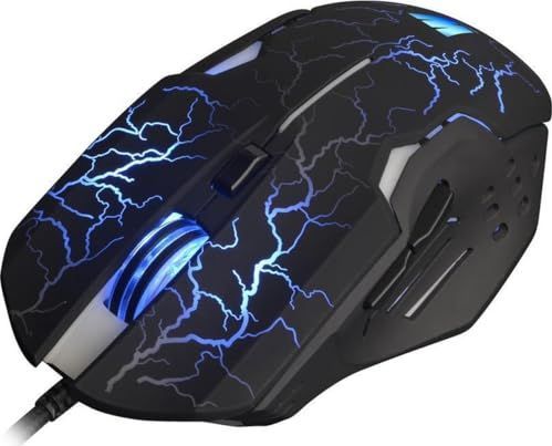 WASDkeys - M200 - Zwarte RGB Bedrade Laser Gamingmuis