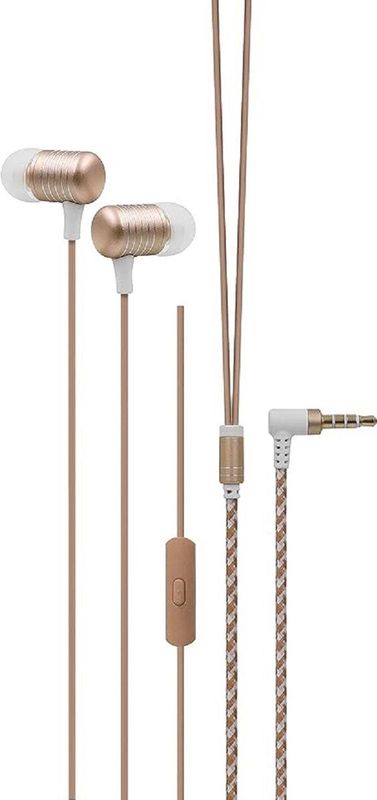 Bioxar L100 In-Ear Oortelefoon - Goud - 1.2m - 3.5mm Jack