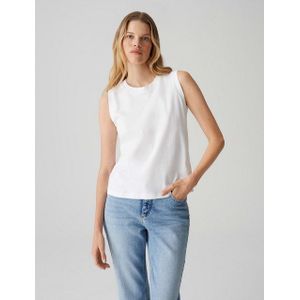 OPUS - T-Shirt Ilayda - T-shirt - Wit - Katoen