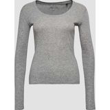 Opus - Top Lange Mouw - Ecru - Katoen