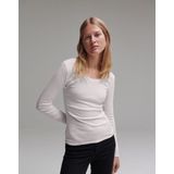 Opus - Top Lange Mouw - Ecru - Katoen