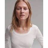 Opus - Top Lange Mouw - Ecru - Katoen