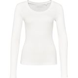 Opus - Top Lange Mouw - Ecru - Katoen