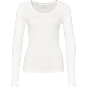 T-shirt - Effen - TENCEL™ Modal - Lange Mouw - Slanke Pasvorm