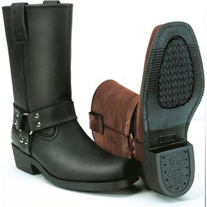 Kochmann Boots Kochmann Motorradstiefel Cruiser 1000 braun Motorradstiefel (Packung, Antistatische und Öl- und Benzinfeste Sohle)