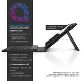 Aplic Tablet-Tastatur (Bluetooth-Keyboard, 9-10" Tablets Kunstledercase für den Transport)