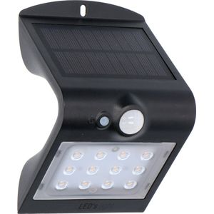 Proventa Longlife Solar LED Wandlamp met bewegingssensor - Buitenlamp model Noah