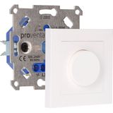 Proventa Premium LED Dimmer compleet met afdekraam - Universeel voor alle dimbare lampen - Wit