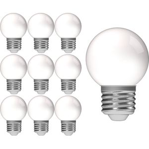 Ledlampen buitenverlichting E27 - Warm wit - LED lampen geschikt voor buiten - 10 lampen