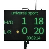 Scoreboard Universal Sport Scorli Display Met Tripod Zwart