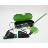 TOOLZ Portable 2in1 Badminton- & Tennisnet