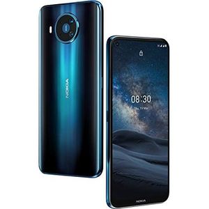 Nokia 8.3 5G - viervoudige camera met TISS-optiek - 6,81"" display - 5G connectiviteit - Android One - Qualcomm Snapdragon - Dual SIM - Polar Night - Duitse versie