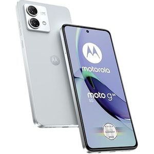 Motorola moto g84 5G (6,5 inch FHD+ display, 50 MP dubbele camera, 12/256 GB, 5000 mAh, Android 13) Glacier Blue incl. beschermhoes + auto-adapter [exclusief bij Amazon]