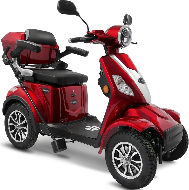 Rolektro Elektromobil "Rolektro E-Quad 25 V.3, Lithium Akku", (mit Topcase)