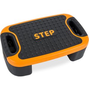 cardiostrong 3 in 1 Aerobic Step Board zwart/oranje - Step - Board - Stepper – Verstelbaar – Earobics – Fitness stepper – in hoogte verstelbaar – Step Bench – Cardiotraining – Biltraining