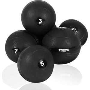 Taurus Slam Ball 10 kg - functionele training van kracht, lenigheid en uithoudingsvermogen – medicijnbal – medicine ball – wall ball – crossfit – Bear crawls – Russian twist – Burpees – Stuitert niet