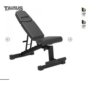 Taurus Halterbank B930 - tot 400kg belastbaar - Haltertraining - Trainingsbank - Multibench - F.I.D