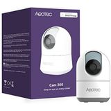 SmartThings Aeotec WiFi IP Camera Bewakingscamera 1080p Full HD Resolutie Nachtzicht 360 ° Persoon Detectie Motion Tracking Panoramisch Weergave 2-weg Audio