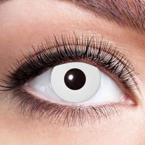 Witte kleurlenzen - White zombie - gekleurde zombie lenzen - Halloween lenzen - Zombie kleurlenzen