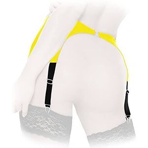 Insistline - huidstrakke Datex jarretelgordel geel - Gr. XL