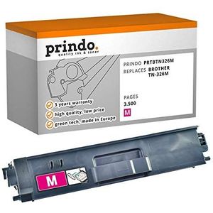 Prindo Brother TN-326M Inktcartridge voor Brother printers