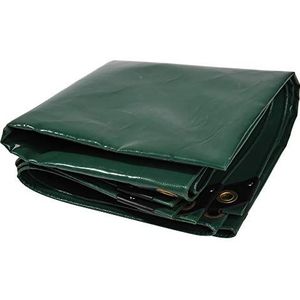 NEMAXX PLA34 Premium dekzeil 400x500 cm groene met ogen, 650 g/m² PVC waterdicht - voor vrachtwagen, zwembad - afdekking, beschermend dekzeil, 20m²