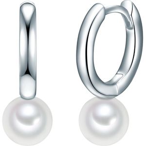 Valero Pearls - Creolen Sterling Silber Süßwasser-Zuchtperle in Roségold 1 ct Damen (74.99 € / 1 ct)