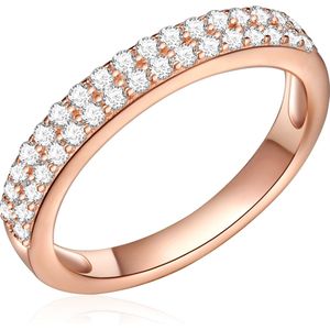 Rafaela - Donata - Memoire Ring - Roségoud - Sterling Zilver - Zirkonia