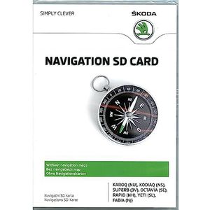 Skoda 5L0051236C SD-geheugenkaart 16 GB alleen voor MIB1 Amundsen navigatiesysteem zonder navigatiekaarten