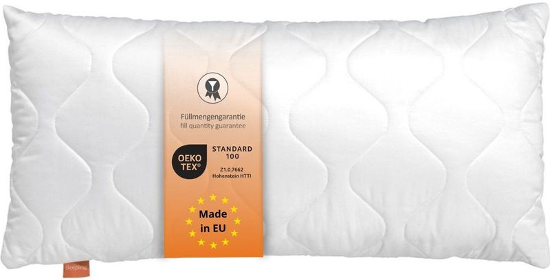 sleepling - Basic 100 - Hoofdkussen - Wit - 50 x 90 cm - Wasbaar tot 60 graden