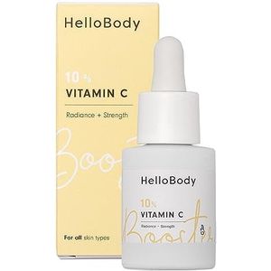 HelloBody 10% Vitamin C Booster Radiance + Strength Serum, 15 ml