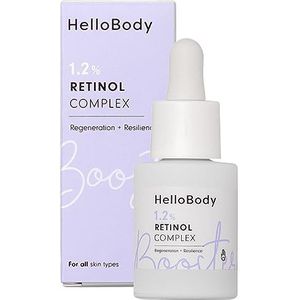 HelloBody 1.2% Retinol Complex Booster Regeneration + Resilience Serum, 15 ml