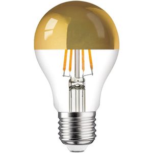 Ledmaxx LED kopspiegellamp goud E27 4W 360lm 2700K Niet-Dimbaar A60
