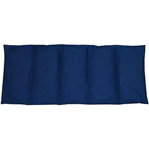 Franzis Nähstube 50x20cm Kersenpitkussen blauw in 100% katoen I Microwavable kersenpitkussen 50x20 I Warmtekussen, kersenpitkussen, nekwarmtekussen