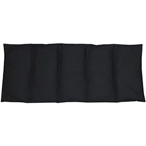 Franzis Nähstube 50x20cm Zwart kersenpitkussen in 100% katoen I Kersenpitkussen 50x20 voor magnetron I Warmtekussen, Kersenpitkussen, Nekverwarmend kussen