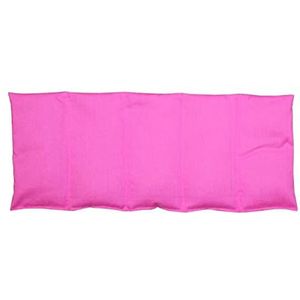 Franzis Nähstube Kersenpitkussen 50 x 20 cm, roze, 100% katoen, korrelkussen kersenkern, 50 x 20 cm voor magnetron, warmtekussen, kersenpitkussen, nek