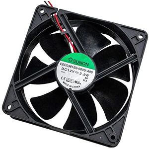 Ventilator 12V DC 2,9W 120x120x38mm 157,9m³/h 2100U/min 157,9m³/h Sunon EEC0381B3-A99