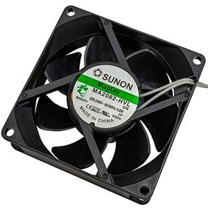 Ventilator, 230 V, AC 4,6 W, 80 x 80 x 25 mm, 67,9 m³/uur, 3200 U/min, 67,9 m³/uur SUNON MA2082HVL