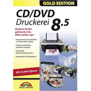 Markt + Technik CD/DVD Printer 8.5 Gold Edition voor Windows