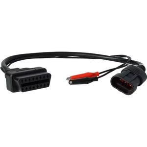 OBD2 Adapterkabel - Zwart - OBD1 3 naar 16-pins OBD2 - 0,2 meter