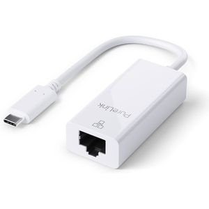 Purelink IS260 (USB-C, RJ45/LAN (1x)), Netwerkadapter, Wit