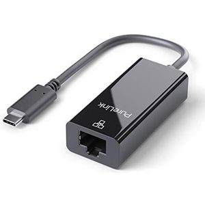 Purelink Netwerkadapter IS261 USB-C - RJ-45, zwart (USB, RJ45/LAN (1x)), Netwerkadapter, Zwart