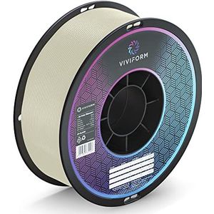 Viviform PLA-filament voor 3D-printers, rol van 1 kg, diameter: 1,75 mm +/- 0,03 mm, blauw oplichtend